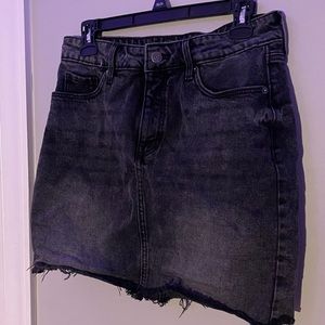 Old Navy Black denim skirt